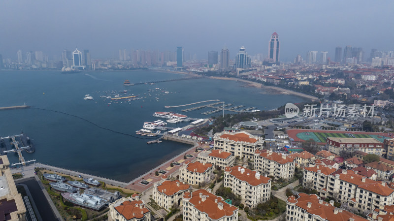 山东青岛老城区航拍