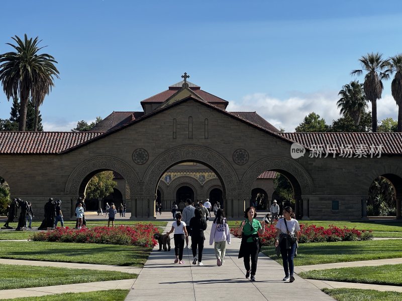 美国斯坦福大学校园景色