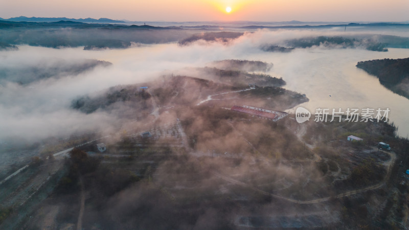 日出山水自然风景