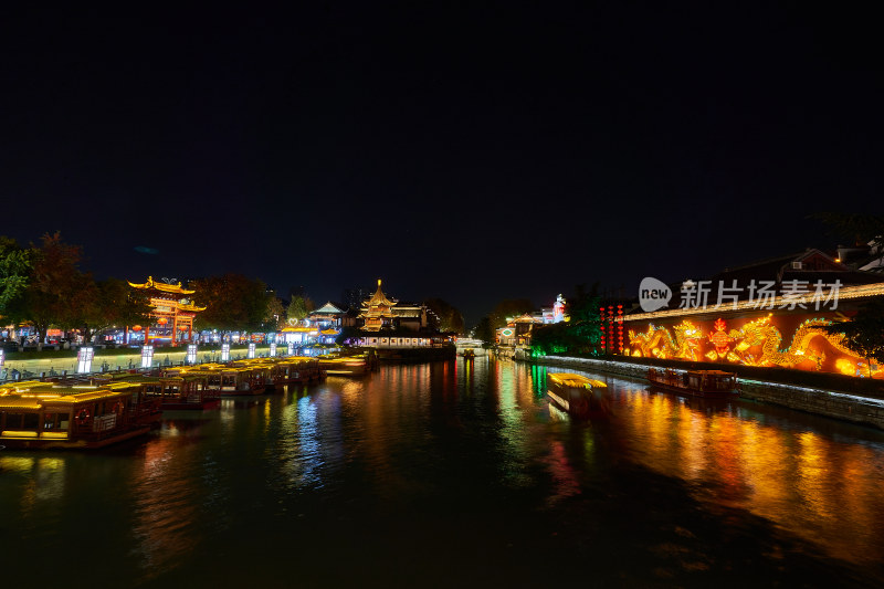 南京秦淮河夜景