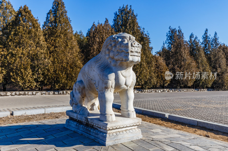 河北唐山市遵化清东陵石像生獬豸