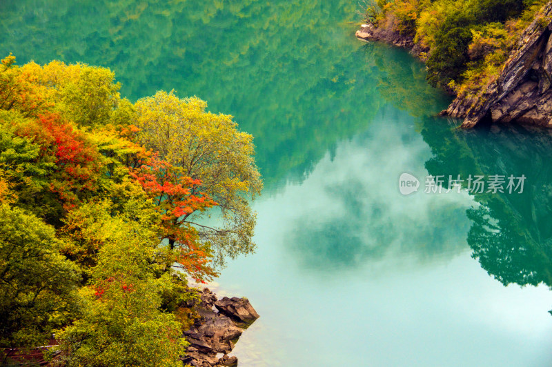 阿坝松坪沟自然风景