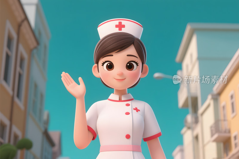 可爱医护人员形象