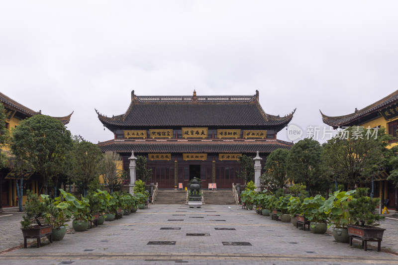 曹王禅寺上海嘉定寺庙中式建筑传统文化佛教