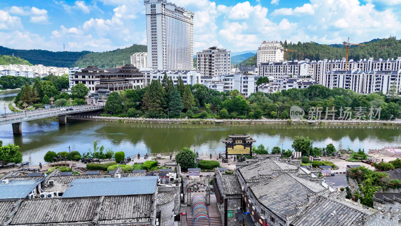 福建泰宁古城航拍