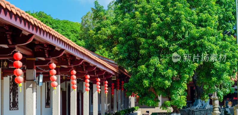 福建泉州承天寺的长廊