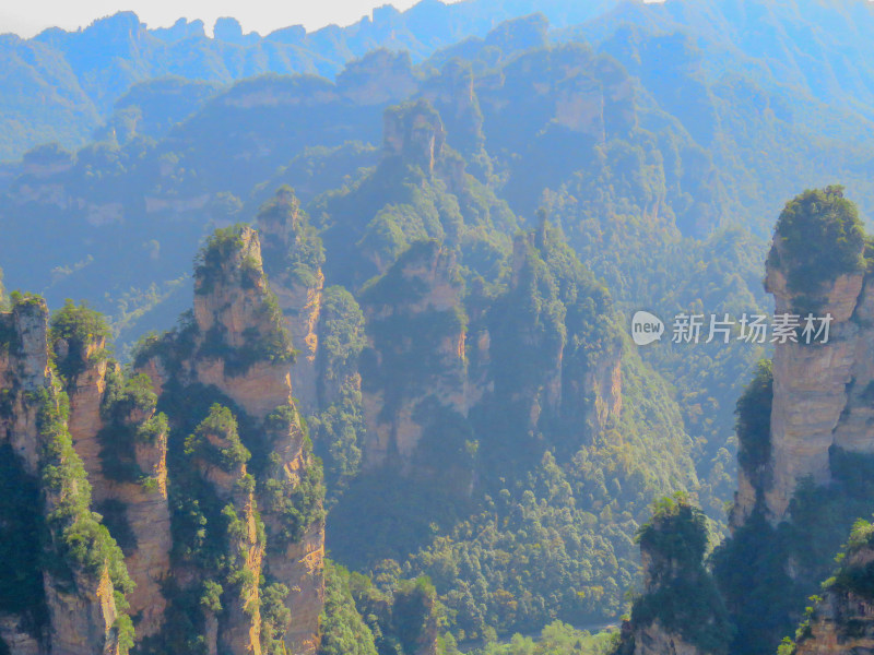 中国湖南张家界国家森林公园旅游风光