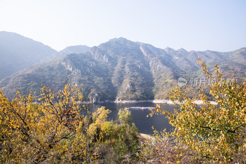 北京青龙峡景区秋季风光