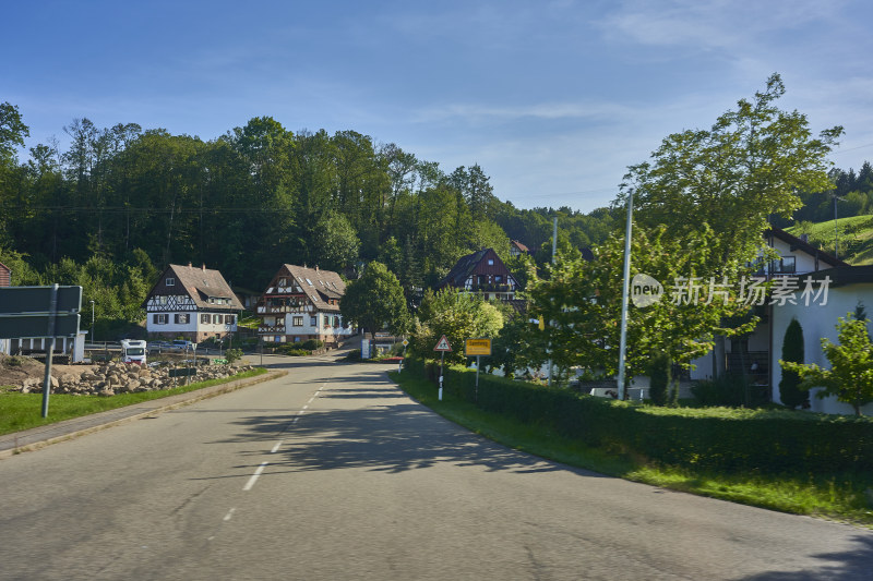 欧洲德国巴登巴登街景