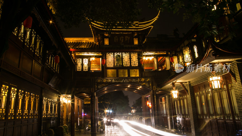 都江堰风景区夜景