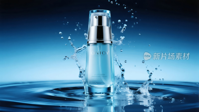 护肤品补水保湿精华液化妆品广告背景