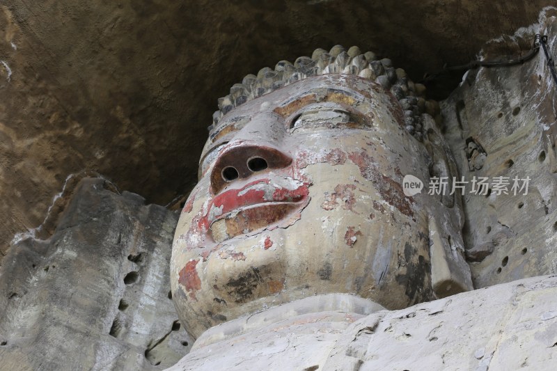 四川自贡荣县大佛寺荣县大佛