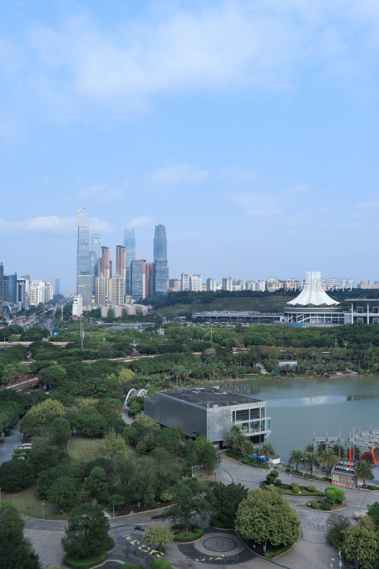 广西南宁国际会展中心城市风光建筑