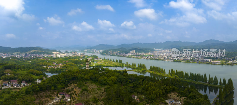 杭州建德梅城三江口南北塔