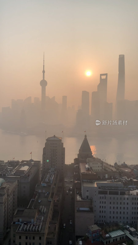 上海陆家嘴黄浦江