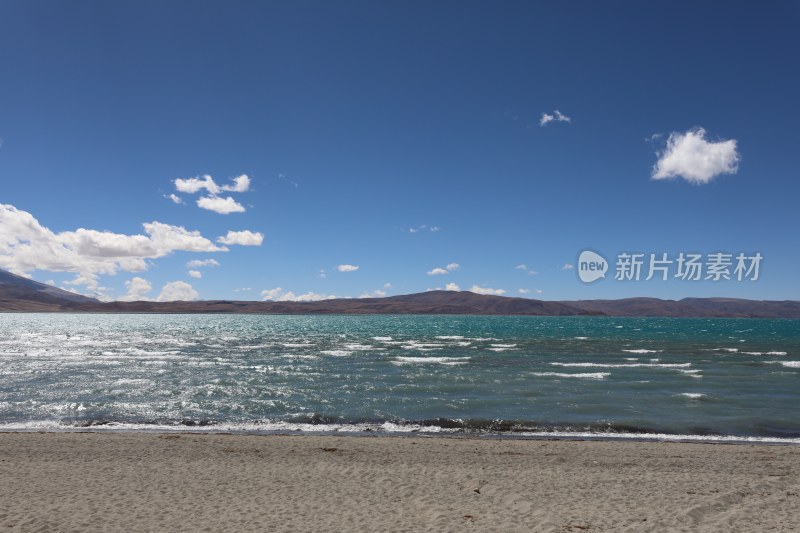 中国西藏高原湖泊拉昂错