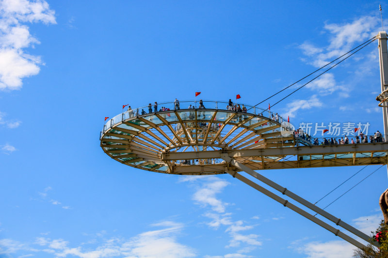 湖北黄石仙岛湖生态旅游景区，天空之城景区