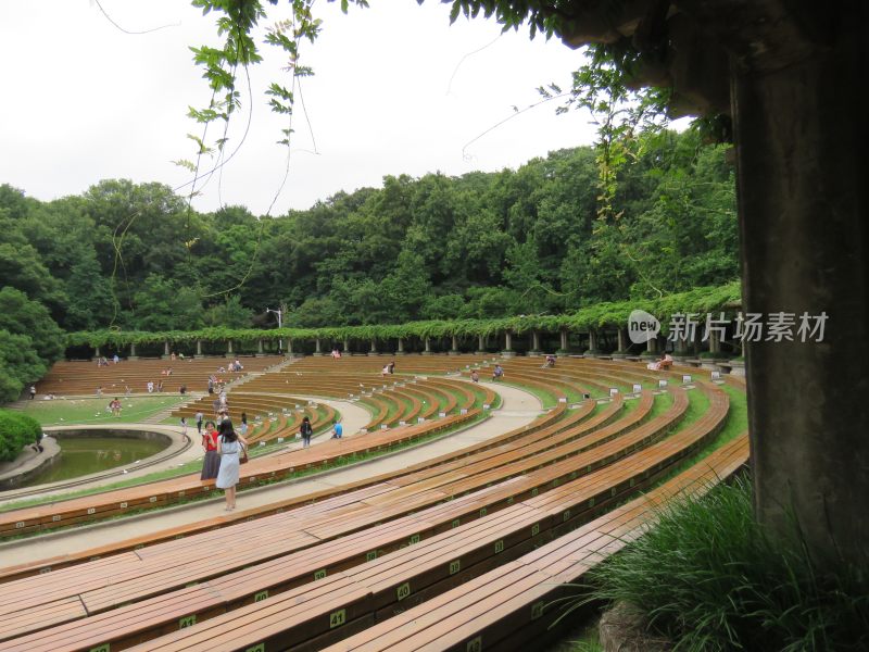 南京紫金山音乐台景区风景