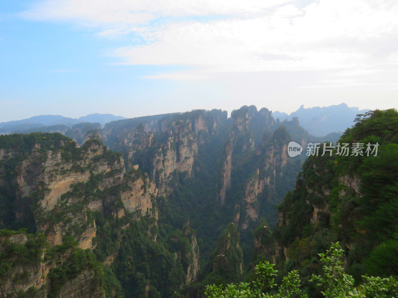 湖南张家界武陵源国家森林公园旅游风光