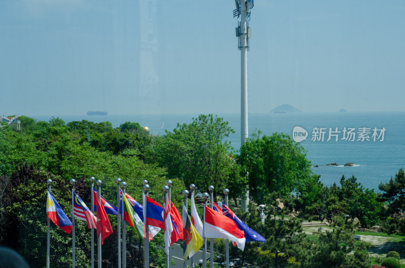 青岛海滨别墅远眺海景