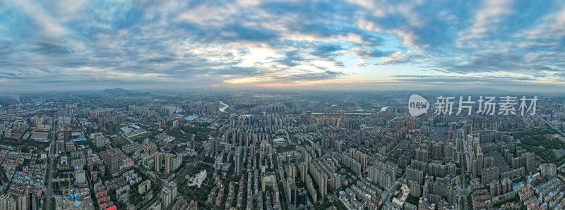 衡阳城市大景航拍