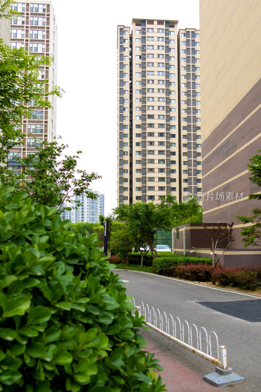 高层住宅小区房地产楼房城市现代建筑群