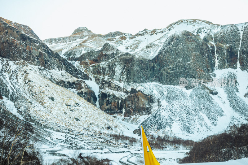 东北长白山绿渊潭局部景色