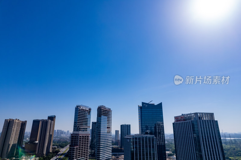 广州琶洲塔及周边建筑航拍摄影图