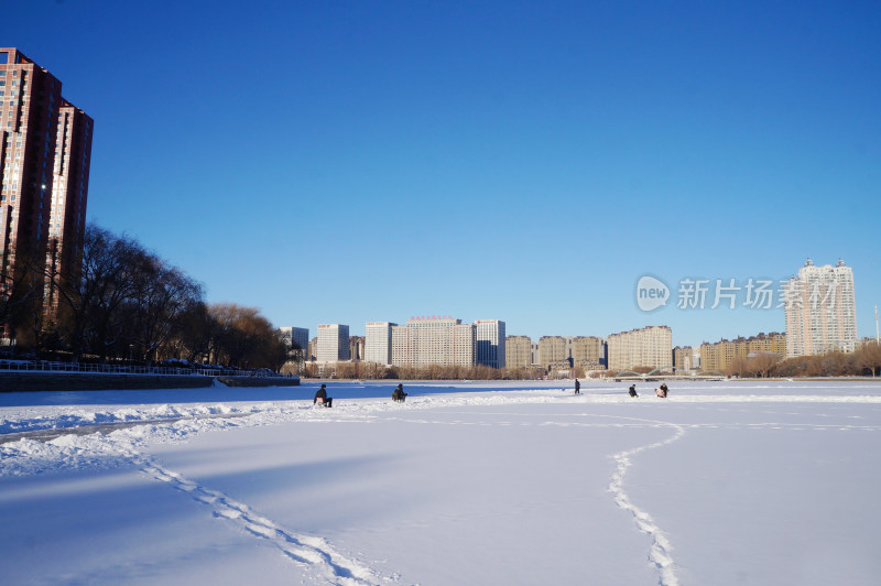 东北的冰天雪地