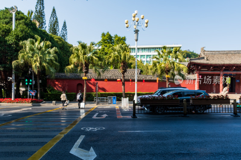 福州华林寺古建筑场景