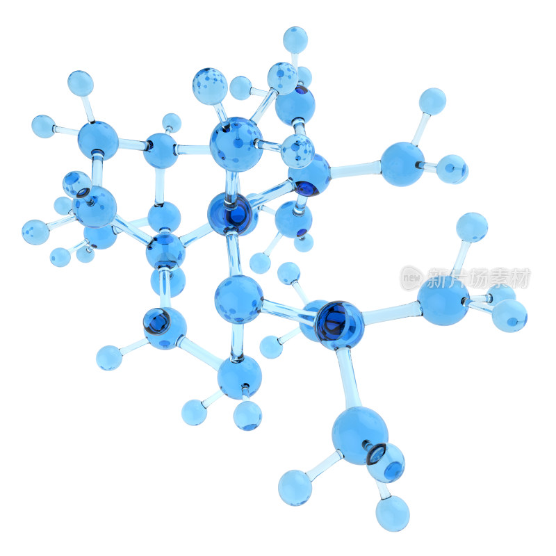 水分子精华液渲染结构展示