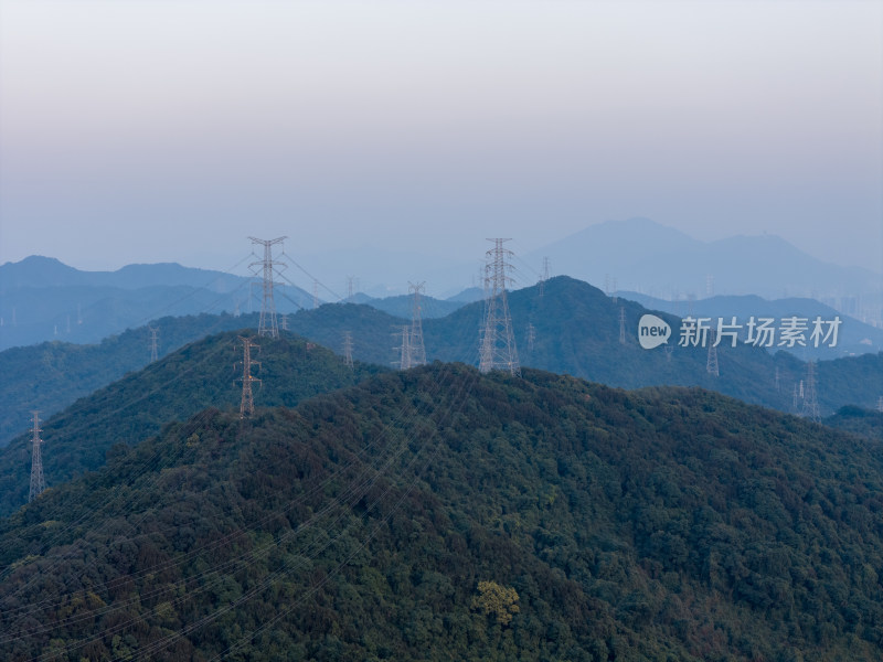 梅林后山深圳罗湖福田景色