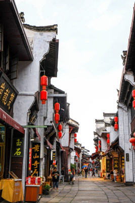 黄山市屯溪老街徽派建筑