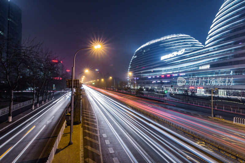 北京望京SOHO夜景