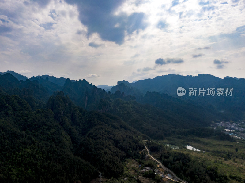 祖国壮丽山河湖南张家界风光航拍摄影图