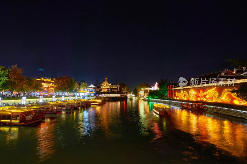 南京秦淮河夜景