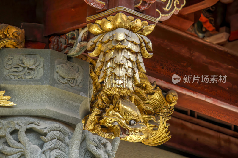 潮州开元古寺古建筑特写