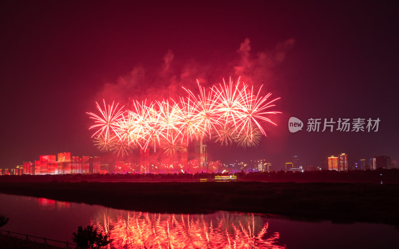 湖南长沙市橘子洲烟花秀