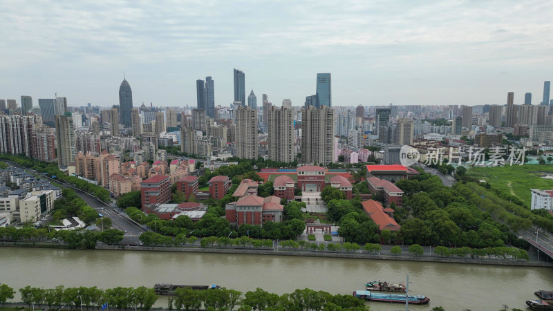 航拍江苏无锡大景无锡风光