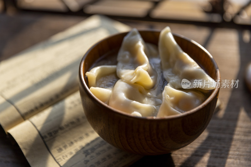 节日饺子 冬至 春节 古风传统美食