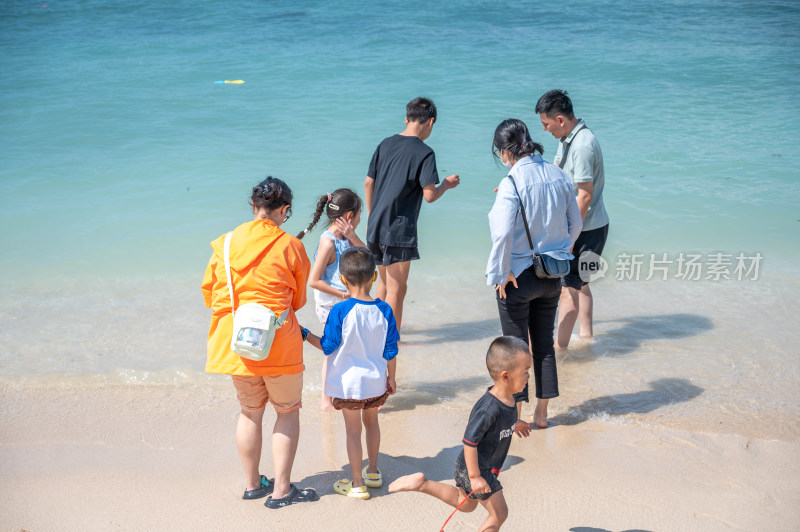 海南三亚西岛风景区游客旅游治愈唯美镜头