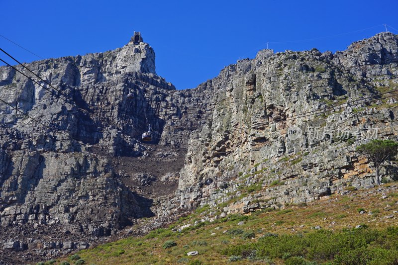 南非开普敦，桌山Table Mountain，观光缆车