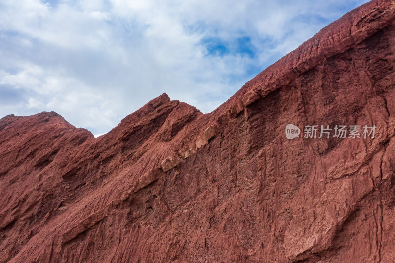 红色砂岩山丘