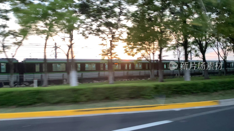 上海城市道路行车