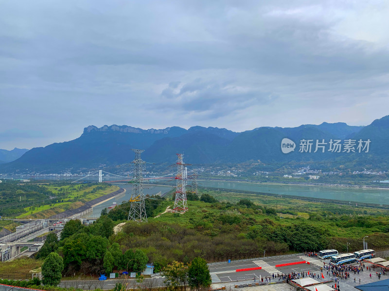 湖北宜昌三峡大坝风景区旅游风光