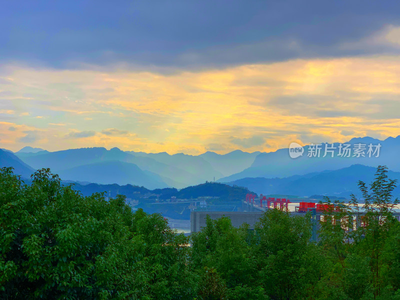 湖北宜昌三峡大坝风景区旅游风光