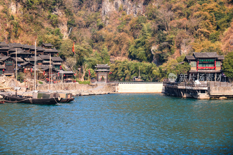 长江三峡西陵峡境内灯影峡江域三峡人家景区