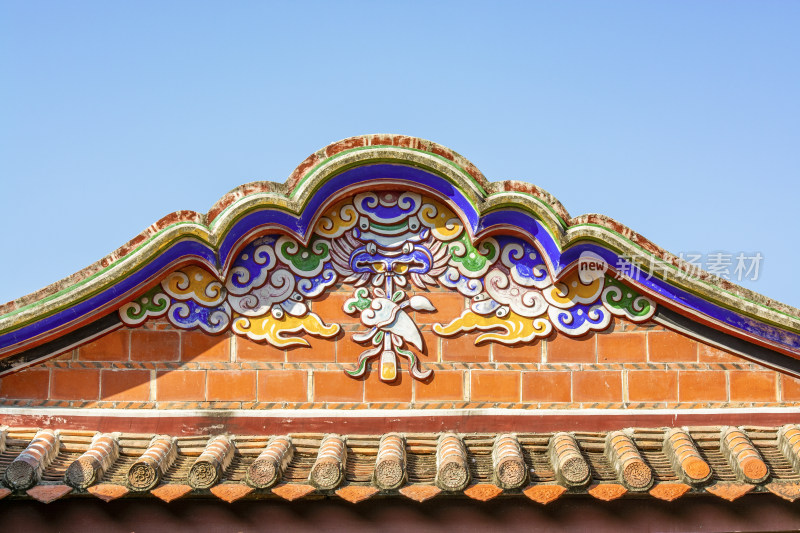 福建泉州开元寺闽南寺庙传统屋檐