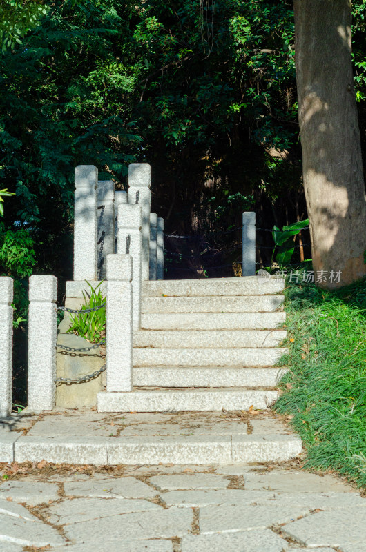 福州乌石山爬山的台阶