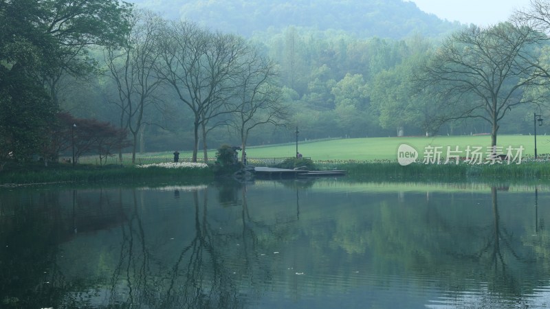 杭州西湖太子湾公园风景